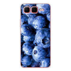 Чехол с изображением  вкусной еды для Infinix Smart 10 Plus – Голубика
