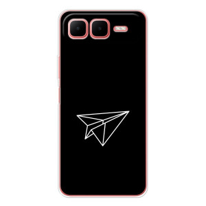 Чехол с картинками на черном фоне для Infinix Smart 10 Plus – Самолетик