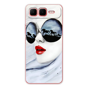 Чохол з картинкою Модні Дівчата Infinix Smart 10 Plus (Любителька коней)