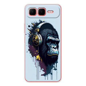 Чохол з Мавпами Infinix Smart 10 Plus - (AlphaPrint)