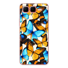 Чехол с принтом для Смарт 10 Плюс - (Прикольные) (AlphaPrint) (Яркие бабочки)