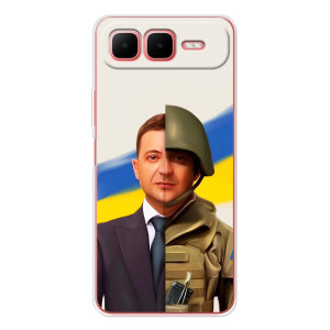 Чохол для Infinix Smart 10 Plus (AlphaPrint - с принтом Зеленського)