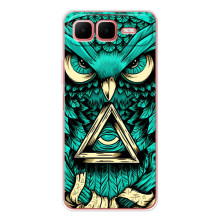 Чехол с птицами на Infinix Smart 10 Plus (VPrint) (Сова с глазом)