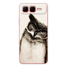 Чехол с птицами на Infinix Smart 10 Plus (VPrint) (Сова)