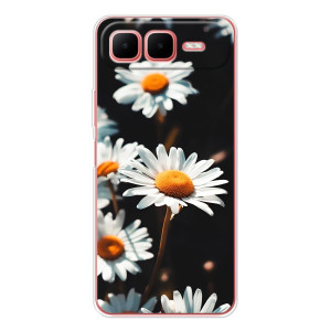 Чохол з ромашками на Infinix Smart 10 Plus – Білі ромашки