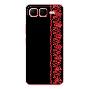 Силіконовый Чохол на Infinix Smart 10 Plus з картинкой Вишиванки – Вишиванка на чорному