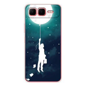 Чехол (ТПУ) с планетами на Infinix Smart 10 Plus – To The moon