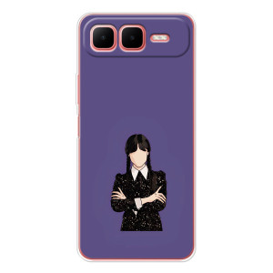 Чохли Венсдей на Infinix Smart 10 Plus Уенсдей (AlphaPrint)