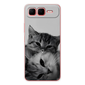 Чохол з малюнком кіт на Infinix Smart 10 Plus