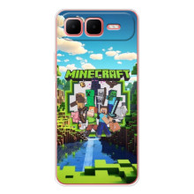 Чехол с картинками Майнкрафт для  – Майнкрафт фон