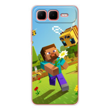 Чехол с картинками Майнкрафт для  – Персонаж Майнкрафт