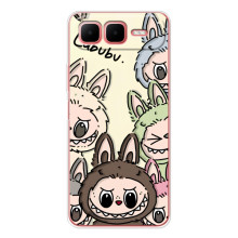 Чохол з Лабубу на Infinix Smart 10 Plus (Колаж Лабубу)