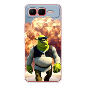 Печатный чехол с принтом Шрек для Infinix Smart 10 Plus – Стильный Шрек