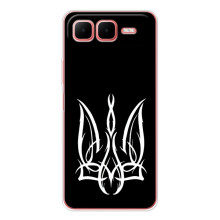 Чехол с украинским гербом на Infinix Smart 10 Plus – Герб на черном