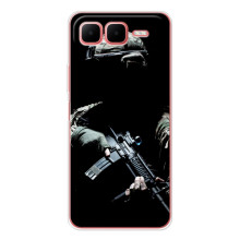 Чехол с украинским воином на Infinix Smart 10 Plus