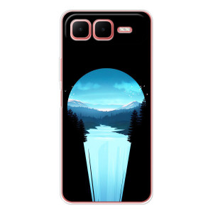 Летний Чехол на Infinix Smart 10 Plus – Синий Водопад