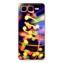 Новорічні Чохли для Смарт 10 Плюс (VPrint) (Ялинка в огоньках)