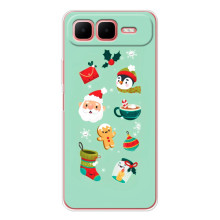 Новорічні Чохли для Смарт 10 Плюс (VPrint) (Настрій НГ)