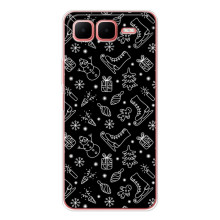 Новорічні, Святкові Чохли для Infinix Smart 10 Plus - 2024 год (Новорічний фон)