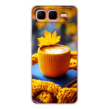 Чохол з унікальним дизайном 'Осінь з кавою' для Infinix Smart 10 Plus – Кава з жовтим