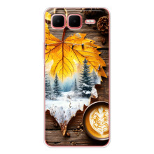 Чохол з унікальним дизайном 'Осінь з кавою' для Infinix Smart 10 Plus – Осінньо-зимове кава
