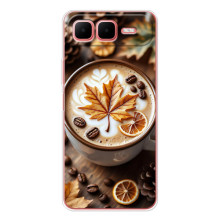 Чохол з унікальним дизайном 'Осінь з кавою' для Infinix Smart 10 Plus – Пряна кава