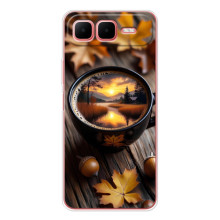 Чохол з унікальним дизайном 'Осінь з кавою' для Infinix Smart 10 Plus – Темна кава