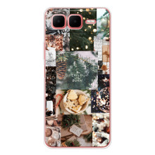 Різдвяні, Святкові Чохли для Смарт 10 Плюс (Різдвяний колаж)