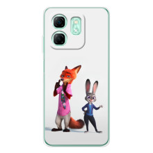 Силіконовий чохол з принтом Зоотрополіс для Infinix Smart 10 Plus – Джуді і Нік