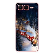 Силіконовий бампер на різдво для Infinix Smart 10 Plus – Потяг