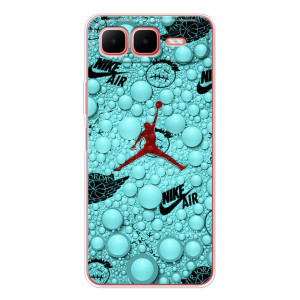 Силиконовый Чехол Nike Air Jordan на Смарт 10 Плюс (Джордан Найк)