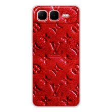Текстурний Чохол Louis Vuitton для Смарт 10 Плюс – Червоний ЛВ