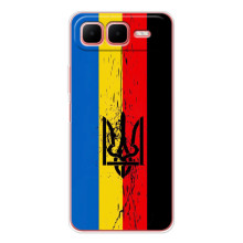 Украинские Чехлы для Infinix Smart 10 Plus с картинкой УПА (AlphaPrint) (Флаг УПА)