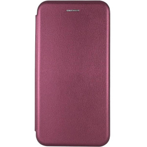 Шкіряний чохол-книжка Classy для Infinix Smart 10 – Бордовий