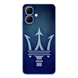 Чехлы с тематикой "Крутые машины" на Infinix Smart 10 – Лого Maserati