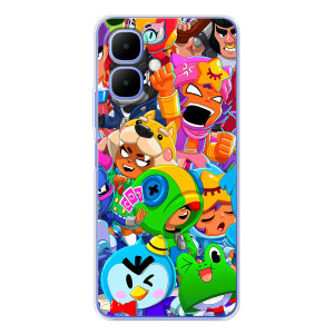 Чехол для Infinix Smart 10 Бравл Старс (VPrint)