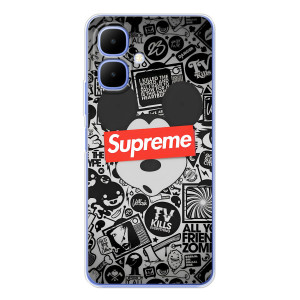Чехол с Брендами одежды на Смарт 10 – Supreme Маус