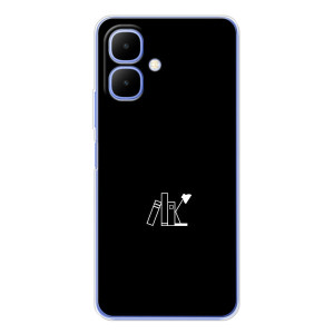 Чехол с картинками на черном фоне для Infinix Smart 10 – Книжки