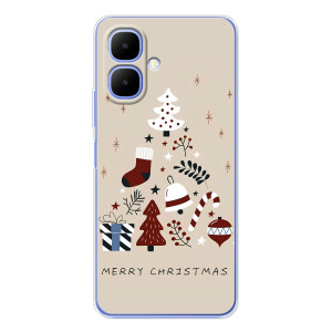 Чехол Санта Клаус для Infinix Smart 10 – Merry Christmas