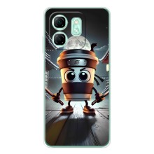 Чехол с мемом Тралалело тралала на Infinix Smart 10 (Капучино асасино)