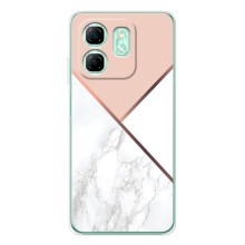 Мраморный чехол на Infinix Smart 10 (VPrint) (Тройной мрамор)