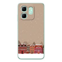 Новорічні, Святкові Чохли для Infinix Smart 10 - 2024 год (Зимове місто)