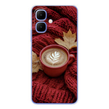 Чохол з унікальним дизайном 'Осінь з кавою' для Infinix Smart 10 – Кава на ковдрі