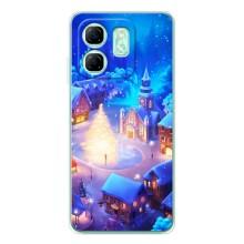 Рождественские Чехлы для Infinix Smart 10 (VPrint) (Рождественский город)