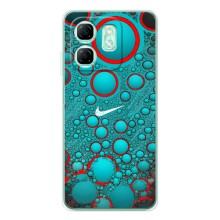 Силиконовый Чехол на Infinix Smart 10 с картинкой Nike – Найк зеленый