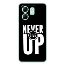 Силиконовый Чехол на Infinix Smart 10 с картинкой Nike – Never Give UP