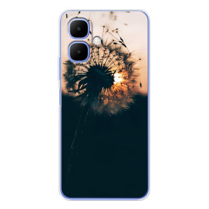 Силіконовий Чохол з кульбабками на Infinix Smart 10 – Гарна кульбабка
