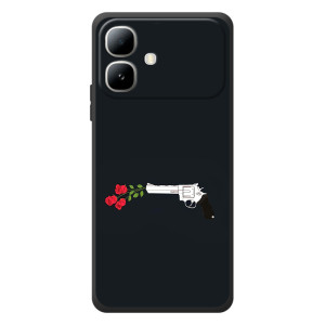 Чехлы (ART) Цветы на Infinix Smart 20 (VPrint)