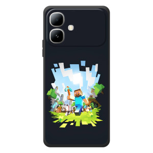 Чохол Майнкрафт на Infinix Smart 20 (AlphaPrint) Minecraft