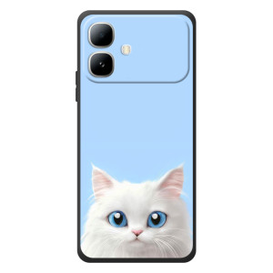 Чохол на тематику: Коти для Infinix Smart 20 – Білий кіт